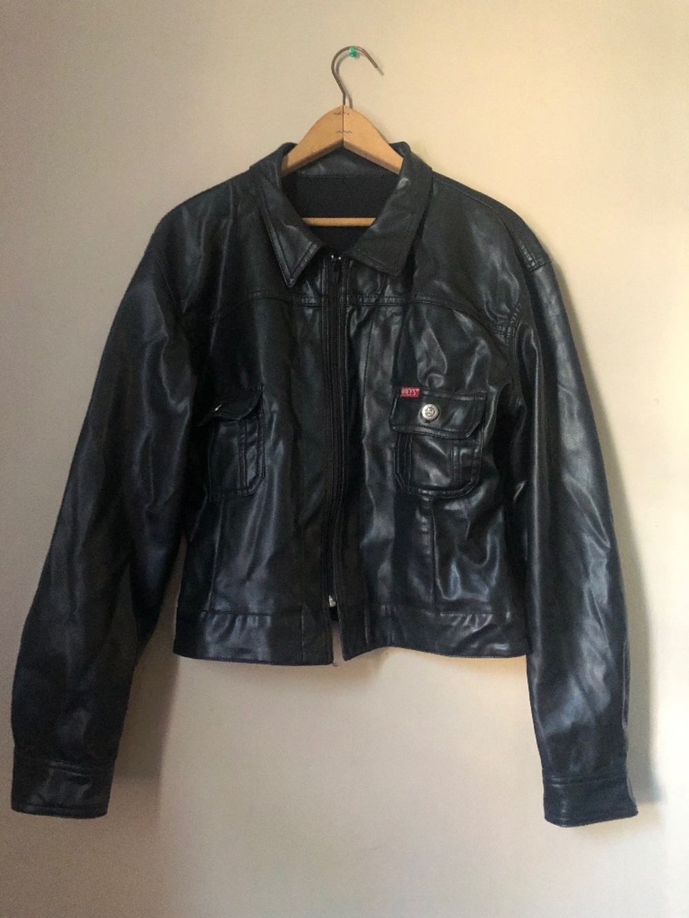 Macy’s leather jacket